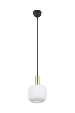 Trio Lighting Sisustusvalaisimet*riippuvalaisin Diva E27 mattamessinki/valkoine