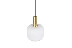 Trio Lighting Sisustusvalaisimet*riippuvalaisin Diva E27 mattamessinki/valkoine