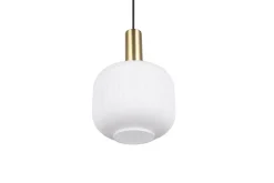 Trio Lighting Sisustusvalaisimet*riippuvalaisin Diva E27 mattamessinki/valkoine