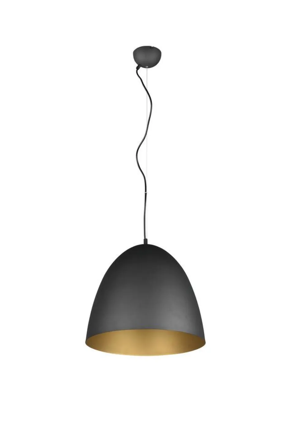Trio Lighting Sisustusvalaisimet*riippuvalaisin Tilda 40 cm E27 mattamusta/kult
