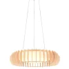 Trio Lighting Sisustusvalaisimet*riippuvalaisin Monte LED 60 cm valkoinen/puu