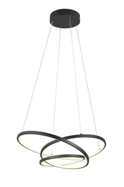Trio Lighting Sisustusvalaisimet*riippuvalaisin Darvin LED 64 cm mattamusta