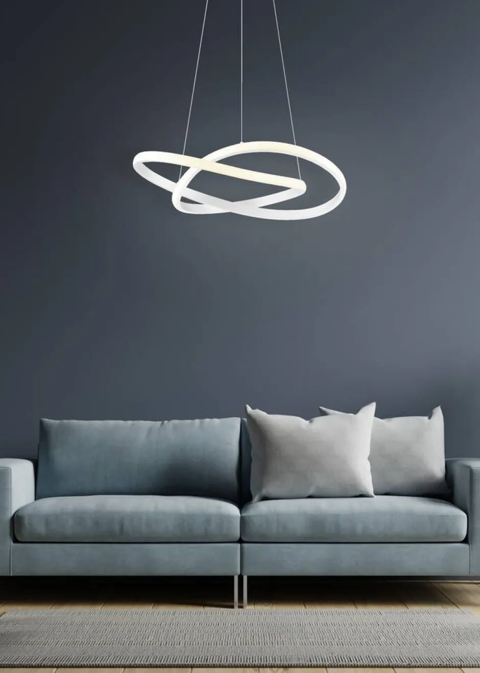 Trio Lighting Sisustusvalaisimet*riippuvalaisin Course mattavalkoinen 4000K