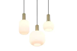 Trio Lighting Sisustusvalaisimet*riippuvalaisin Diva 3-os E27 mattamessinki/val