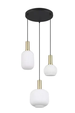 Trio Lighting Sisustusvalaisimet*riippuvalaisin Diva 3-os E27 mattamessinki/val