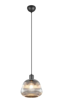 Trio Lighting Sisustusvalaisimet*riippuvalaisin Tarifa 1-os E27 mattamusta/krom