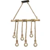 Trio Lighting Sisustusvalaisimet*riippuvalaisin Wilma 6xE27 bambu/sisal