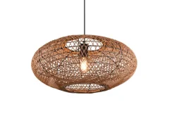Trio Lighting Sisustusvalaisimet*riippuvalaisin Hedda E27 mattamusta/sisal