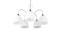 Trio Lighting Sisustusvalaisimet*riippuvalaisin Dobby 5-os E27 harjattu teräs/a