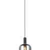 Trio Lighting Sisustusvalaisimet*riippuvalaisin Diva E27 mattamusta/kromattu