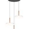Trio Lighting Sisustusvalaisimet*riippuvalaisin Celeste LED 3-os kahvinruskea