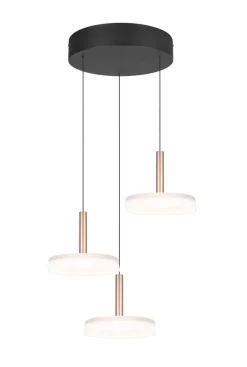 Trio Lighting Sisustusvalaisimet*riippuvalaisin Celeste LED 3-os kahvinruskea
