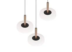 Trio Lighting Sisustusvalaisimet*riippuvalaisin Celeste LED 3-os kahvinruskea