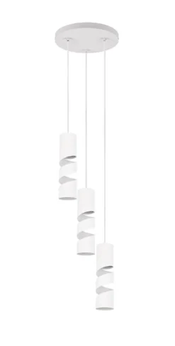 Trio Lighting Sisustusvalaisimet*riippuvalaisin Stream 3-os GU10 mattavalkoinen