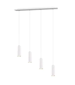 Trio Lighting Sisustusvalaisimet*riippuvalaisin Marley 4-os 75 cm GU10 valkoine