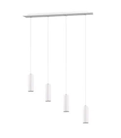 Trio Lighting Sisustusvalaisimet*riippuvalaisin Marley 4-os 75 cm GU10 valkoine