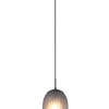 Trio Lighting Sisustusvalaisimet*riippuvalaisin Facette 1-os E27 mattamusta/sav