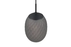 Trio Lighting Sisustusvalaisimet*riippuvalaisin Facette 1-os E27 mattamusta/sav