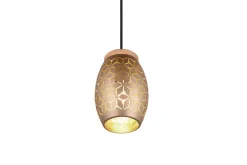Trio Lighting Sisustusvalaisimet*riippuvalaisin Bidar 1-os E27 kahvinruskea