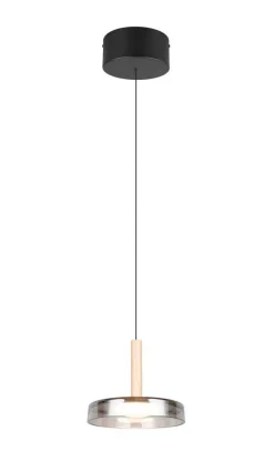 Trio Lighting Sisustusvalaisimet*riippuvalaisin Celeste LED 1-os mattamusta/kro