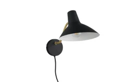 Trio Lighting Sisustusvalaisimet*seinävalaisin Traveller E27 mattamusta/mattame