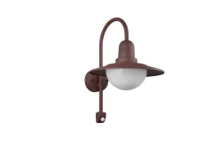 Trio Lighting Ulkovalaisimet*seinävalaisin Norman E27 rustiikki liiketunnis