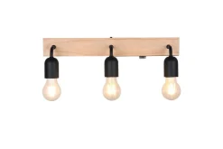 Trio Lighting Sisustusvalaisimet*seinävalaisin Arturo H2O 3-os E27 puu/mattamus