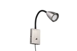 Trio Lighting Sisustusvalaisimet*seinävalaisin Wanda GU10 harjattu teräs