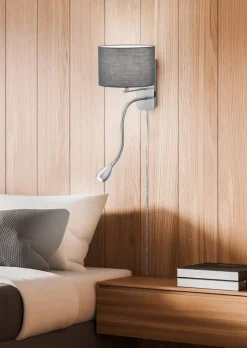 Trio Lighting Sisustusvalaisimet*seinävalaisin Hotel lukuvalolla E14 + LED harm