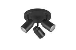 Trio Lighting Sisustusvalaisimet*spottivalaisin Angelo H2O 3-os GU10 mattamusta