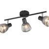Trio Lighting Sisustusvalaisimet*spottivalaisin Tarifa 3-os E14 mattamusta/krom