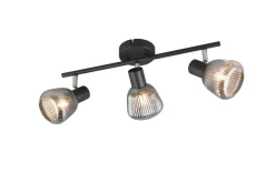 Trio Lighting Sisustusvalaisimet*spottivalaisin Tarifa 3-os E14 mattamusta/krom