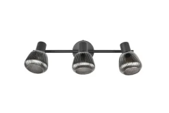 Trio Lighting Sisustusvalaisimet*spottivalaisin Tarifa 3-os E14 mattamusta/krom