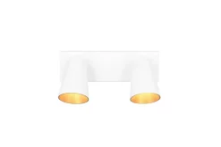 Trio Lighting Sisustusvalaisimet*spottivalaisin Sharp 2-os GU10 mattavalkoinen/