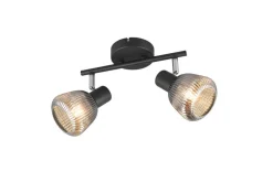 Trio Lighting Sisustusvalaisimet*spottivalaisin Tarifa 2-os E14 mattamusta/krom
