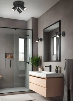 Trio Lighting Sisustusvalaisimet*spottivalaisin Angelo H2O 1-os GU10 mattamusta