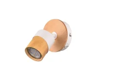 Trio Lighting Sisustusvalaisimet*spottivalaisin Aruni 1-os GU10 puu/mattavalkoi