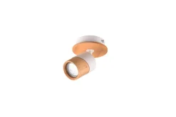 Trio Lighting Sisustusvalaisimet*spottivalaisin Aruni 1-os GU10 puu/mattavalkoi