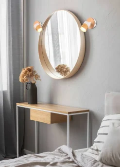 Trio Lighting Sisustusvalaisimet*spottivalaisin Aruni 1-os GU10 puu/mattavalkoi