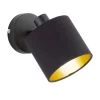 Trio Lighting Sisustusvalaisimet*spottivalaisin Tommy 1-os E14 mattamusta/kulta