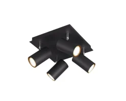 Trio Lighting Sisustusvalaisimet*spottivalaisin Marley 4-os GU10 mattamusta