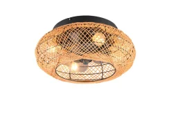 Trio Lighting Sisustusvalaisimet*tuuletinkattovalaisin Lillesand 4xE27 mattamus