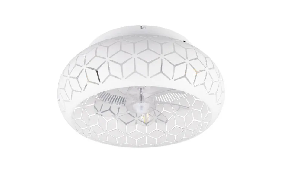 Trio Lighting Sisustusvalaisimet*tuuletinkattovalaisin Bidar 3xE27 mattavalkoin