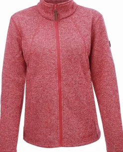 True North Fleecet, Colleget Ja Hupparit*neulosfleecetakki 468 Berry