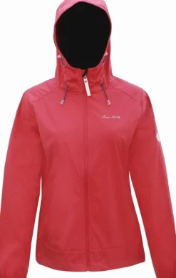 True North Fleecet, Colleget Ja Hupparit*softshell takki W 468 Berry