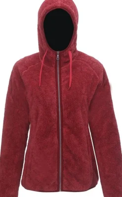 True North Fleecet, Colleget Ja Hupparit*takki Soft Pile W 473 Berry Melange