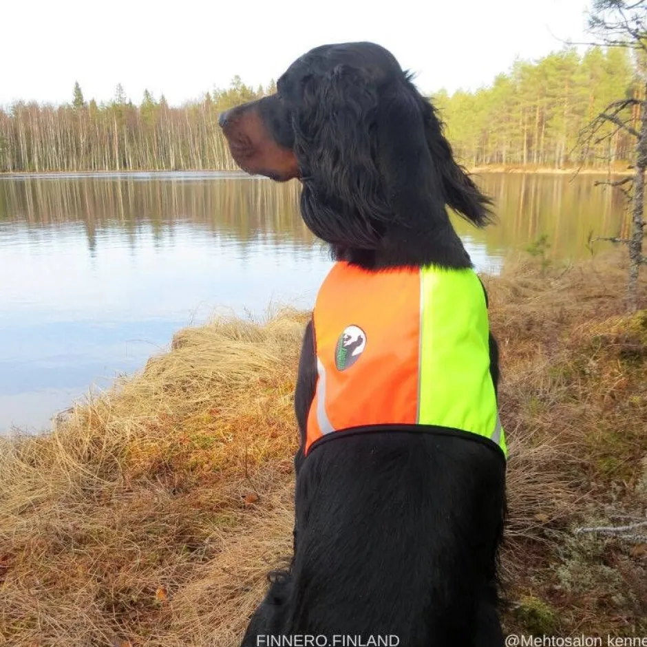 Finnero Koirat*UKKO Signal Vest Metsästysliivi, punainen/keltainen, S