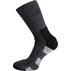 Ulvang Asusteet|Asusteet*merinovillasukka Spesial 75111 11133 Charcoal Melange/Black Multistripe