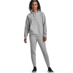 Under Armour Housut*housut Rival fleece joggers w 1379438 012 Pitch gray