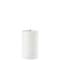 Uyuni Koriste- Ja Kausivalot*LED kynttilä ulkokäyttöön 8,4x15 cm valkoinen